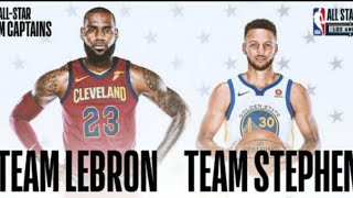 Allstar Game 2018 Team LeBron vs Team Stephen