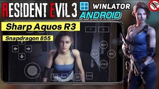 Sharp Aquos R3 Test Resident Evil 3  /Winlator PC game Android MOBILE