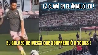 EL GOLAZO DE MESSI QUE SORPRENDIÓ A TODOS LOS HINCHAS DEL INTER DE MIAMI ! Lo tiene medido 🔥