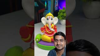 Ganesh ji making with Clay Ganpati Bappa morya Ganpati making #shorts #short #ganpati #shortvideo