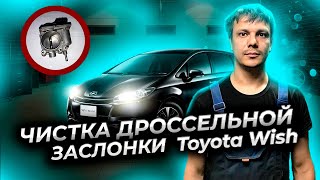 Чистка электронной дроссельной заслонки Тойота Виш.