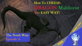 Boss Guide: Kingdom Hearts, EASY WAY TO WIN against Dragon Malificent. The Noob Way Episode 4.