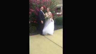 Bride and Groom Busting a Move