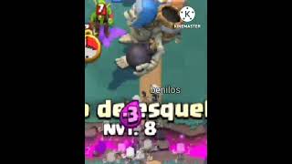 jugando #clashroyale con un mazo de puro hueso (parte 2) #shorts