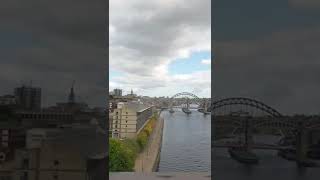 Crossing The River Tyne On The Metro!