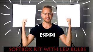 900w LED studio kit light with softbox from ESDDI (unboxing & review)