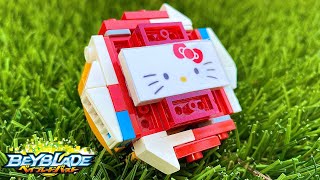 LEGO Astral, Hello Kitty, Ov, R’-0 | Lego Beyblade Review