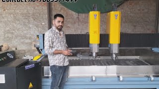 sumaya tech cnc stone router with Easy servo drive manufacture in jaipur contact no -7665577499