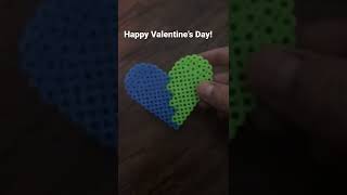 Blue and green heart for Valentine’s Day💙💚