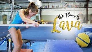 Gymnastics Floor Is Lava Game| Kyra SGG