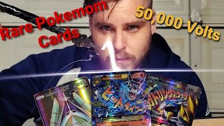 Burning Rare Pokemon Cards With 50,000 Volts