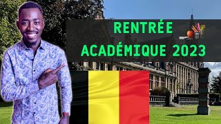 Nouvelle rentrée académique 2023 dans les universités en Belgique 🇧🇪