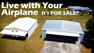 Hangar + Home Tour - Private Airpark Suwannee Belle 9FL0 - Airplane and Pilot Community