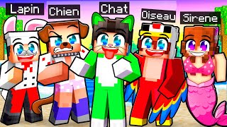 Avoir une FAMILLE D'ANIMAUX DE COMPAGNIE sur Minecraft !