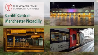 Transport for Wales - train ride from Cardiff Central to Manchester Piccadilly