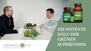 Die potente Welt der grünen Superfoods