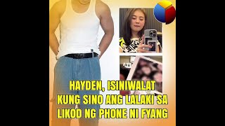 Hayden, isiniwalat kung sino ang lalaki sa likod ng phone ni Fyang