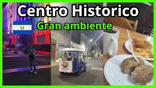 Ambiente nocturno en Centro Histórico de El Salvador 🙌😱| 2024