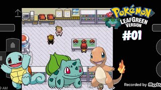 A new journey begins | Pokemon leaf green gampley #1