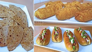 Mince Snack Recipes | Quick and Easy Mince Snacks | Pan Rolls | Keema Parathas | Bread Rolls