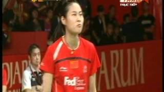 Badminton Indonesia Open 2011 WSF Wang Yihan CHN vs Saina Nehwal IND P1