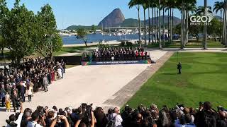 Toma de la foto oficial del G20