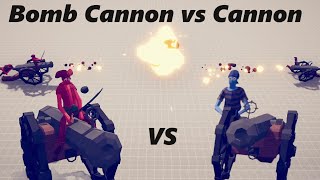 Bomb Cannon vs Cannon (Surprising Outcome) in TABS