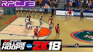 RPCS3 NCAA College Hoops 2k8 w/ 2k18 rosters PC HD