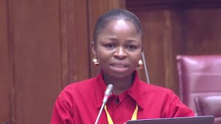 EFF Naledi Chirwa Grilling Min Nobuhle Pamela Nkabane About Assesment Evaluation In TVET