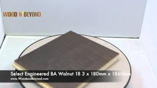 Select Engineered BA Walnut 18 3 x 180mm x 1860mm