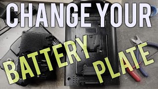 How To Change A V mount or Gold Mount Battery Plate On Your Video Gear Like This Apeture 120D