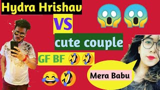 #HydraHrishav vs cute couple Battlegrounds mobile India ♥️ | Babu sona I love you #BGMIlady