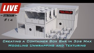 Modeling a Bar in 3ds Max Part 14 - Modeling, Unwrapping and Texturing