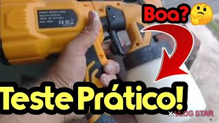 Teste Pistola de Pintura DEKO HVPL( Teste Rápido)