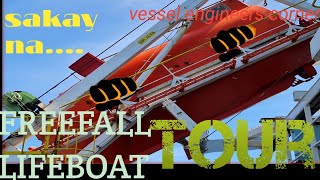 Freefall lifeboat tour