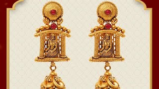 Gold jewellery collection || GRT // Gold Earrings Collection || Gold Earrings Designs