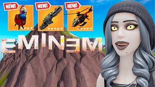 NEW *MYTHIC MINIGUN* EMINEM UPDATE in Fortnite! (Remix Chapter 2)