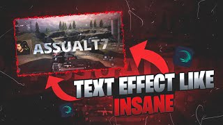 TEXT EFFECT LIKE @InsaneInside in Alightmotion PRESET ||Alightmotion tutorial||assualt7