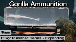 Gorilla Ammunition 9mm 135gr Punisher Series - Expanding