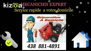 Mecanicien EXPERT souffleuse a neige