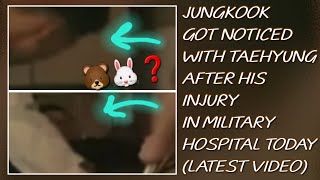 OMG😱💋Jungkook Got Noticed With Taehyung After His Injury In Military Hospital(New)#taehyung#jungkook