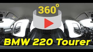 🇩🇪 BMW 220d Active Tourer xDrive interior VR 360 video