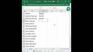 Shortcuts! Create a Drop Down Menu (Not by Data Validation) in Excel