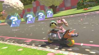 Mario Kart 8 - Pink Gold Peach is a Green-Shell-Sniper.