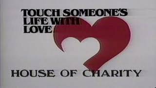 Retro House Of Charity Commercial 1988 Touch Someone With Love South New Jersey