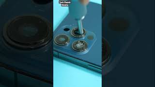 iPhone 13 Pro Max Camera Glass Broken% Original Camera Glass replaced#iphone#cameraglass#shorts#reel