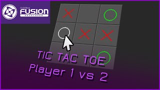 Tutorial TIC TAC TOE (Player 1 vs 2)  in Clickteam Fusion 2.5