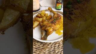 POLLO ASADO JUGOSO #facil #receta #pollo #papas #patatas #cocinar #cocina #recetas #rico #facil