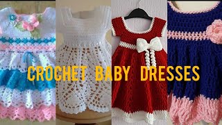 Crochet baby dresses #crochetdresses