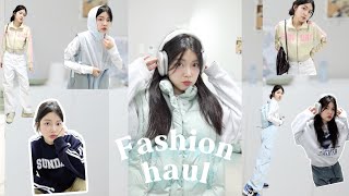 Haul🍡색감킬러의 편안하게 딱! 꾸안꾸 9가지 패션템🧃💛(색감원탑패딩•맨투맨•따뜻한플리스•귀여운디자이너브랜드 가방•••) 리피